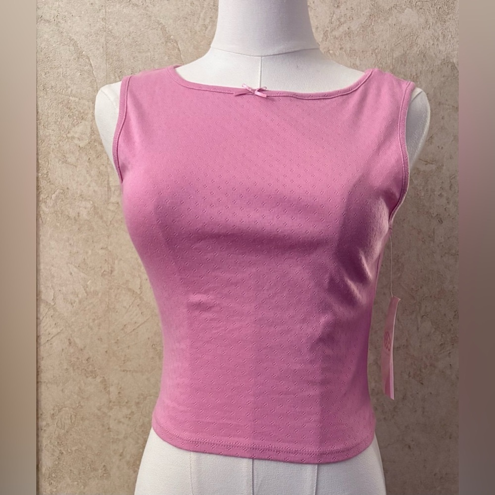 Heart Hips Light Pink Tank Top
